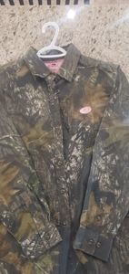 Mossy Oak Camo button up shirt